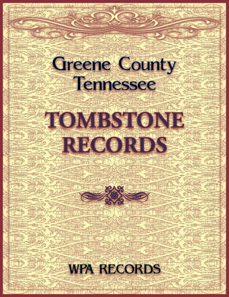 Greene County, Tennessee Tombstone Records