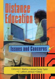 Title: Distance Education: Issues and Concerns / Edition 1, Author: D Lamont Johnson