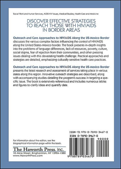 Outreach and Care Approaches to HIV/AIDS Along the US-Mexico Border / Edition 1