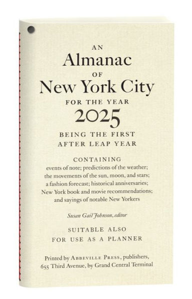 An Almanac of New York City for the Year 2025