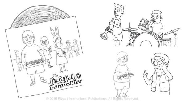 the bobs burgers movie coloring page online