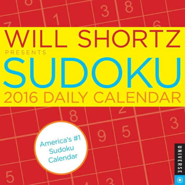 2016 Will Shortz Presents Sudoku Day-to-Day Calendar