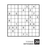 Alternative view 2 of 2016 Will Shortz Presents Sudoku Day-to-Day Calendar