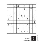 Alternative view 4 of 2016 Will Shortz Presents Sudoku Day-to-Day Calendar