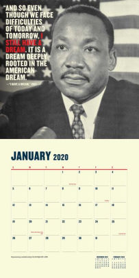 2020 Martin Luther King, Jr. Wall Calendar by The Martin Luther King