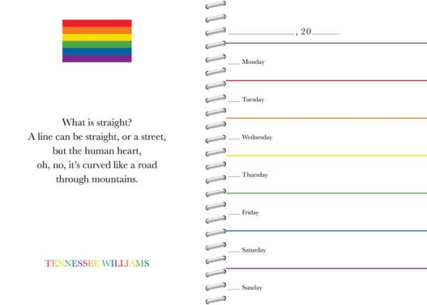 Gay Agenda Undated Calendar