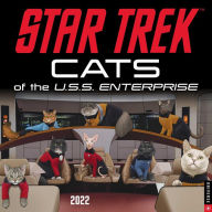 Download books magazines free Star Trek: Cats of the U.S.S. Enterprise 2022 Wall Calendar 9780789340597 PDF