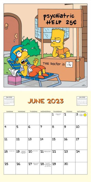 The Simpsons 2023 Wall Calendar by Matt Groening | Barnes & Noble®