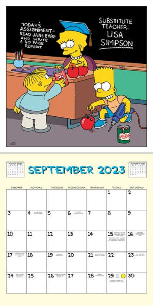 The Simpsons 2023 Wall Calendar by Matt Groening | Barnes & Noble®