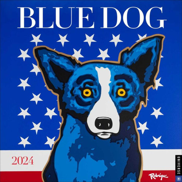 Blue Dog 2024 Wall Calendar by Rodrigue Barnes & Noble®