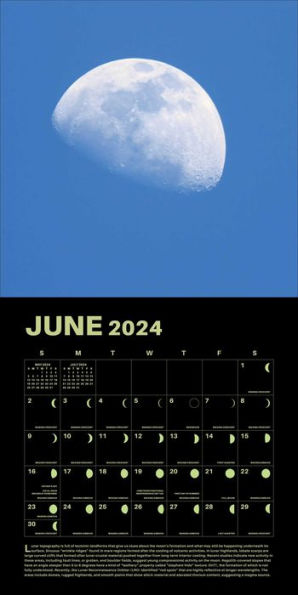 Lunar 2024 Wall Calendar by Universe Publishing
