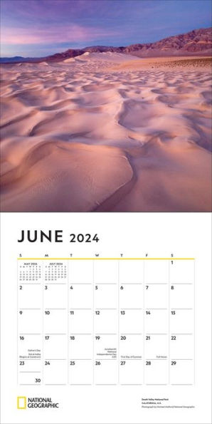 Calendrier National Geographic 2024