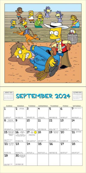 2024 Desk Calendar The Simpsons Page-A-Day Block Official Product 