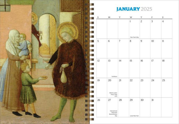 National Gallery of Art 12-Month 2025 Planner Calendar