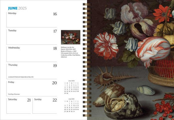 National Gallery of Art 12-Month 2025 Planner Calendar