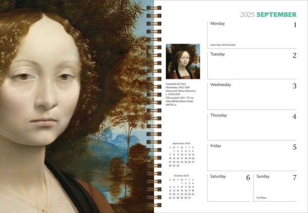 National Gallery of Art 12-Month 2025 Planner Calendar