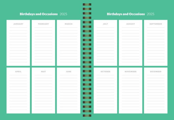 National Gallery of Art 12-Month 2025 Planner Calendar