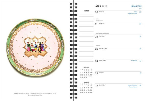 The Jewish Calendar 2024-2025 (5785) 16-Month Planner