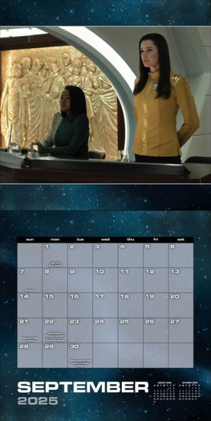 Star Trek: Strange New Worlds 2025 Wall Calendar