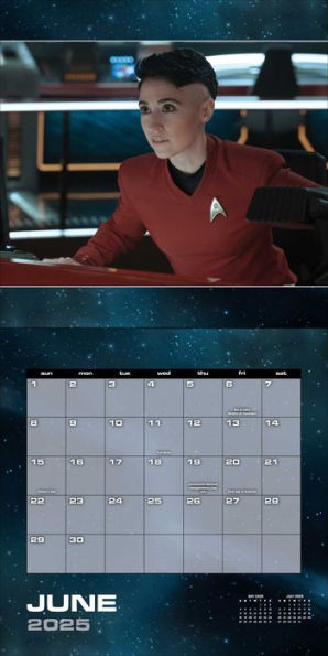 Star Trek: Strange New Worlds 2025 Wall Calendar