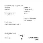Alternative view 4 of Hamilton 2026 Day-to-Day Calendar: An American Musical