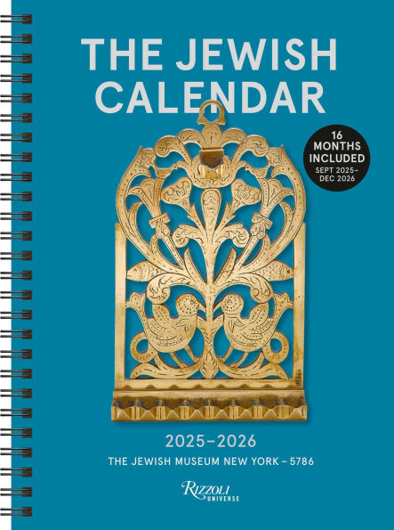 2025-2026 The Jewish Calendar (5786) 16-Month Planner