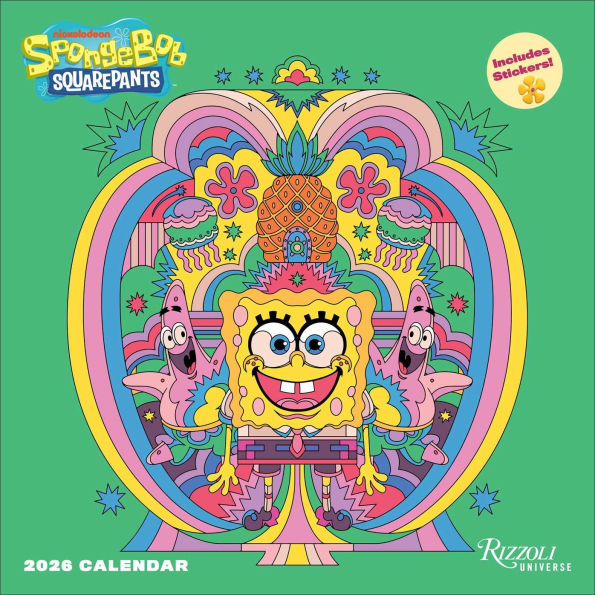 2026 SpongeBob SquarePants Wall Calendar