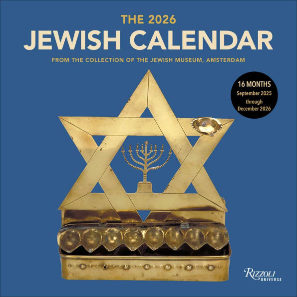 2025-2026 The Jewish Calendar (5786) 16-Month Wall Calendar