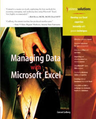 Title: Managing Data with Excel, Author: Conrad Carlberg