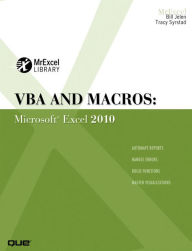 Title: VBA and Macros: Microsoft Excel 2010, Author: Bill Jelen