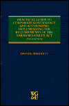 Title: Practical Guide to Corporate Governance and Accounting: Implementing the Requirements of the Sarbanes-Oxley Act / Edition 1, Author: David Hardesty