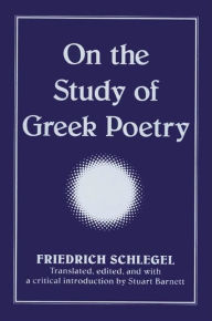 On the Study of Greek Poetry