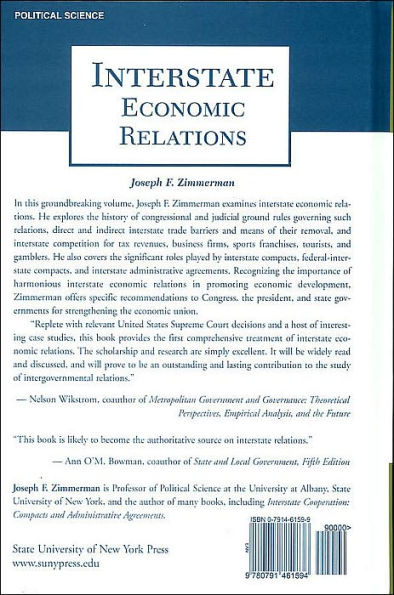 Interstate Economic Relations / Edition 1