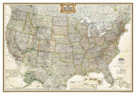Title: National Geographic: United States Executive Wall Map - Laminated (43.5 x 30.5 inches), Author: National Geographic Maps