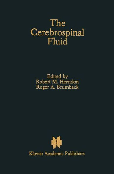 The Cerebrospinal Fluid / Edition 1