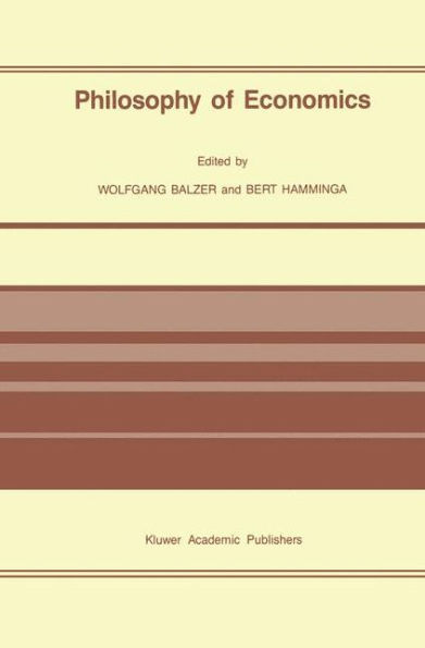 Philosophy of Economics / Edition 1