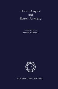 Title: Husserl-Ausgabe und Husserl-Forschung, Author: J.C. IJsseling