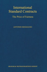Title: International Standard Contracts: The Price of fairness, Author: Antonio Boggiano