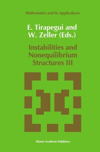 Instabilities and Nonequilibrium Structures III / Edition 1