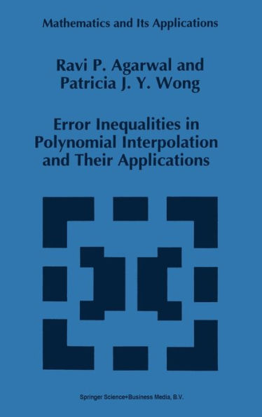 Error Inequalities in Polynomial Interpolation and their Applications