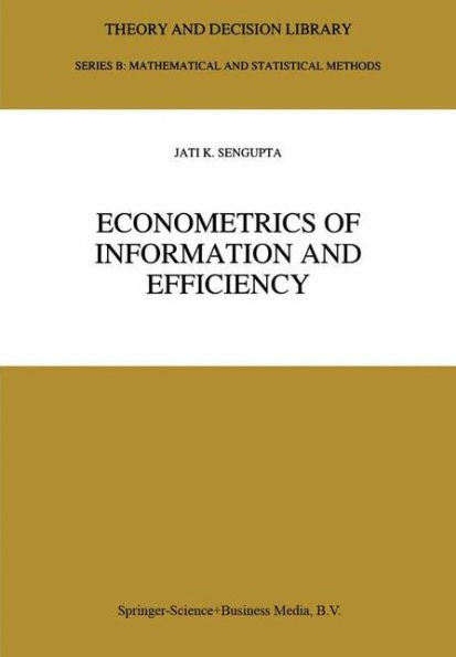 Econometrics of Information and Efficiency / Edition 1