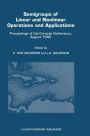 Semigroups of Linear and Nonlinear Operations and Applications: Proceedings of the Curaçao Conference, August 1992