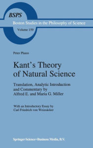 Title: Kant's Theory of Natural Science, Author: Peter Plaass