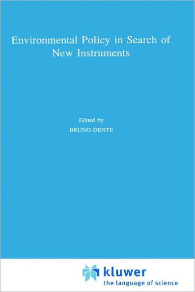 Environmental Policy in Search of New Instruments