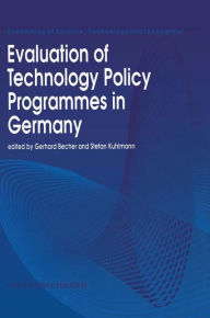 Title: Evaluation of Technology Policy Programmes in Germany, Author: Gerhard Becher