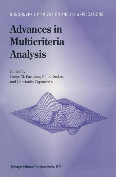 Advances in Multicriteria Analysis