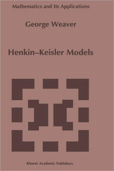 Henkin-Keisler Models / Edition 1