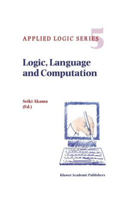 Logic, Language and Computation. Volume 1