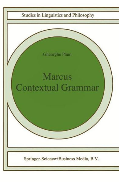 Marcus Contextual Grammars / Edition 1