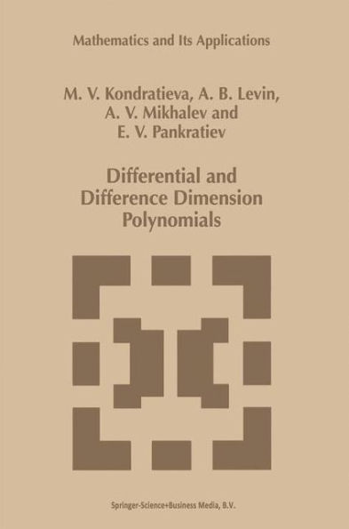 Differential and Difference Dimension Polynomials / Edition 1